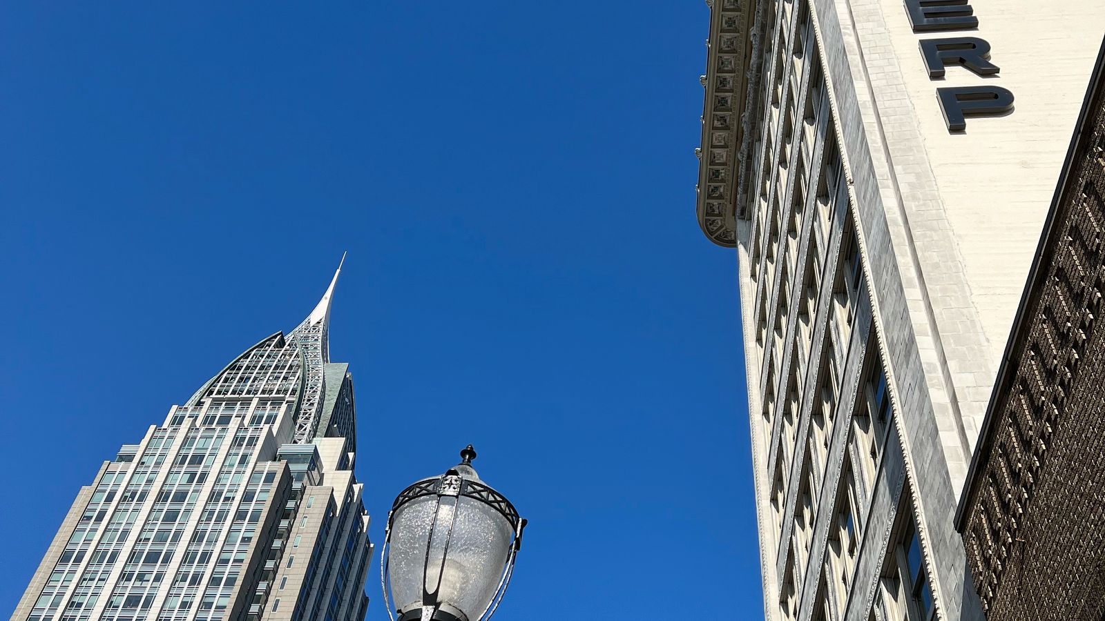 The RSA Battle House Tower and Van Antwerp Building in downtown Mobile, an illustrative image for the firm's Mobile service area.